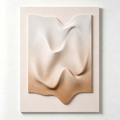 Ivory Rising Form Wall Relief