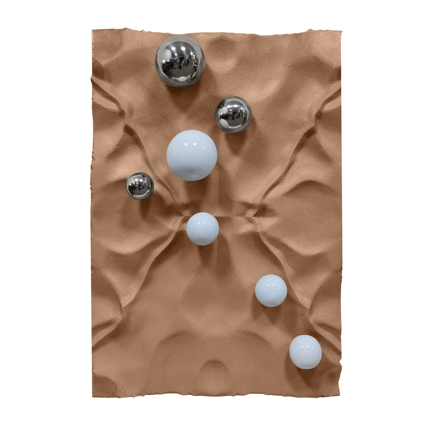 Silver Pebble Sandstone Wall Art