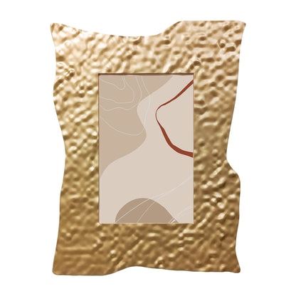 Gold Edge Organic Textured Wall Art