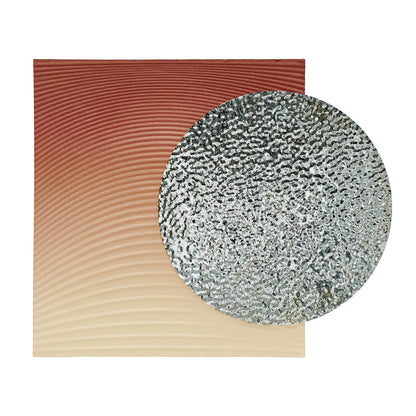 Amber Gradient Circle Wall Sculpture