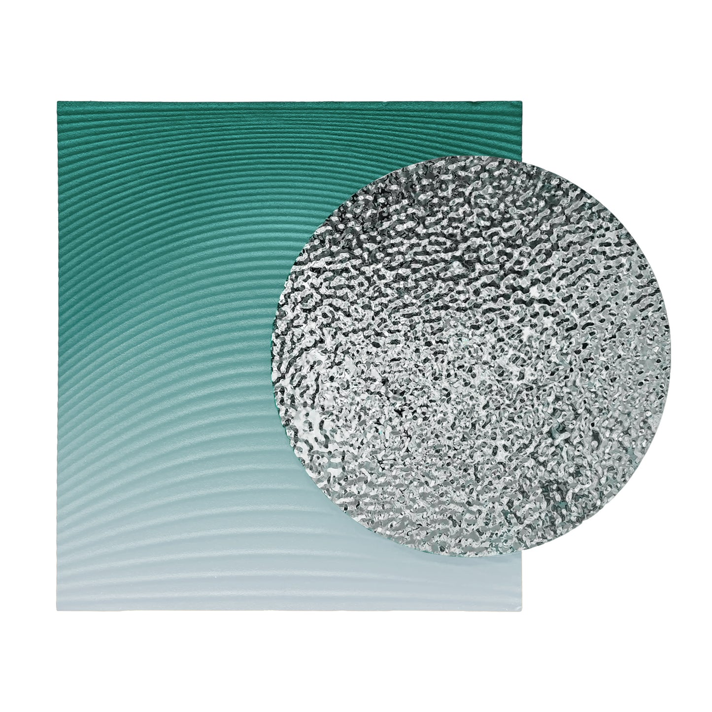 Amber Gradient Circle Wall Sculpture