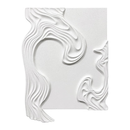 Ivory Contour Organic Wall Relief