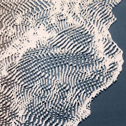 Silver Mountain Peak Wall Relief