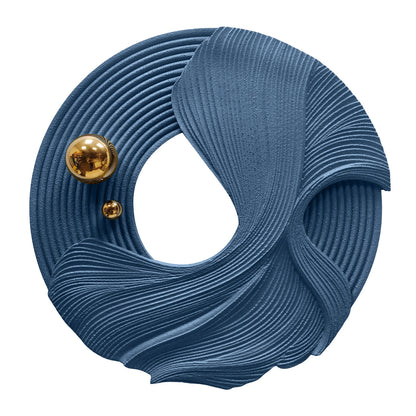 Rose Ribbon Orbit Wall Sculpture