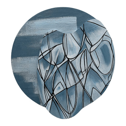 Abstract Line Organic Mirror Art