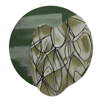 Abstract Line Organic Mirror Art