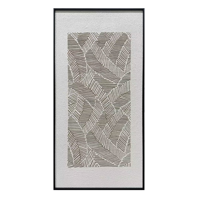 Abstract Earth Tone Flowing Textured Canvas Acrylic Painting