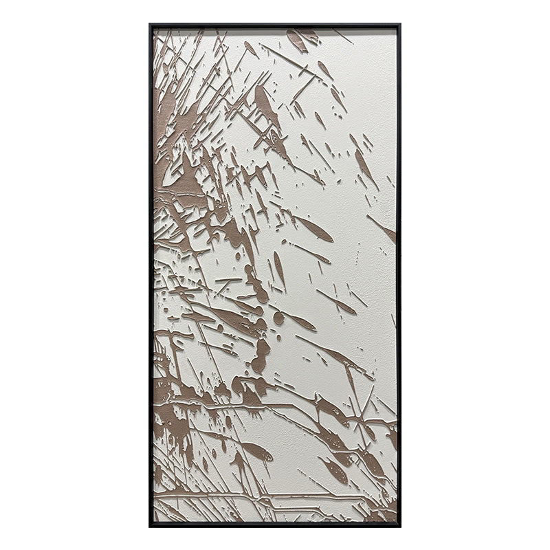 Abstract Earth Tone Flowing Textured Canvas Acrylic Painting