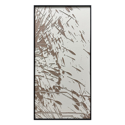 Abstract Earth Tone Flowing Textured Canvas Acrylic Painting
