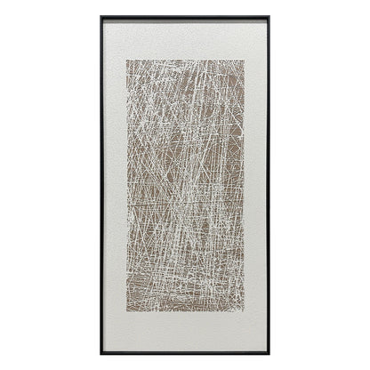 Abstract Earth Tone Flowing Textured Canvas Acrylic Painting