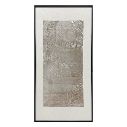 Abstract Earth Tone Flowing Textured Canvas Acrylic Painting