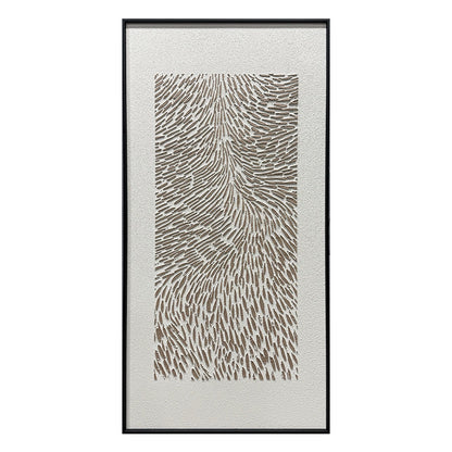 Abstract Earth Tone Flowing Textured Canvas Acrylic Painting