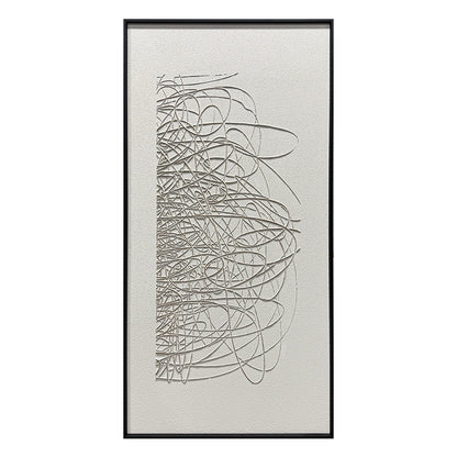 Abstract Earth Tone Flowing Textured Canvas Acrylic Painting