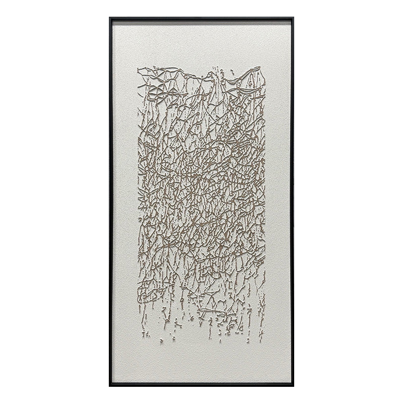 Abstract Earth Tone Flowing Textured Canvas Acrylic Painting