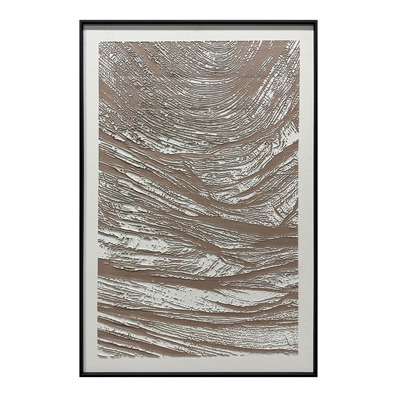 Abstract Earth Tone Organic Textured Wall Art