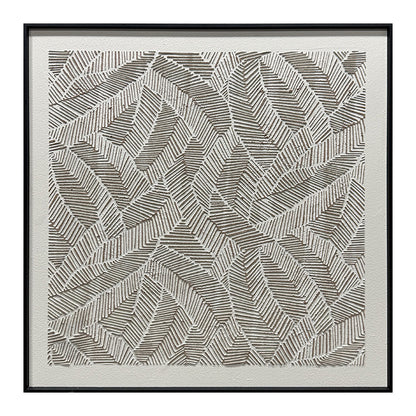 Abstract Geometric Linear Textured Canvas Wall Art