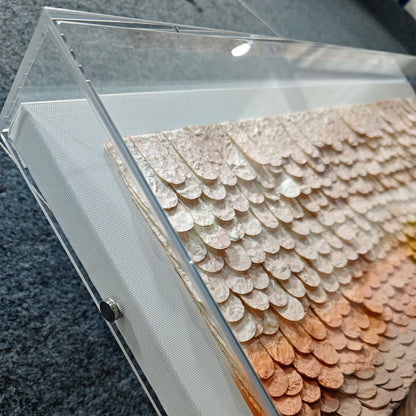 Luxury Dimensional Paper Roll Wall Decor - Textured 3D Artwork