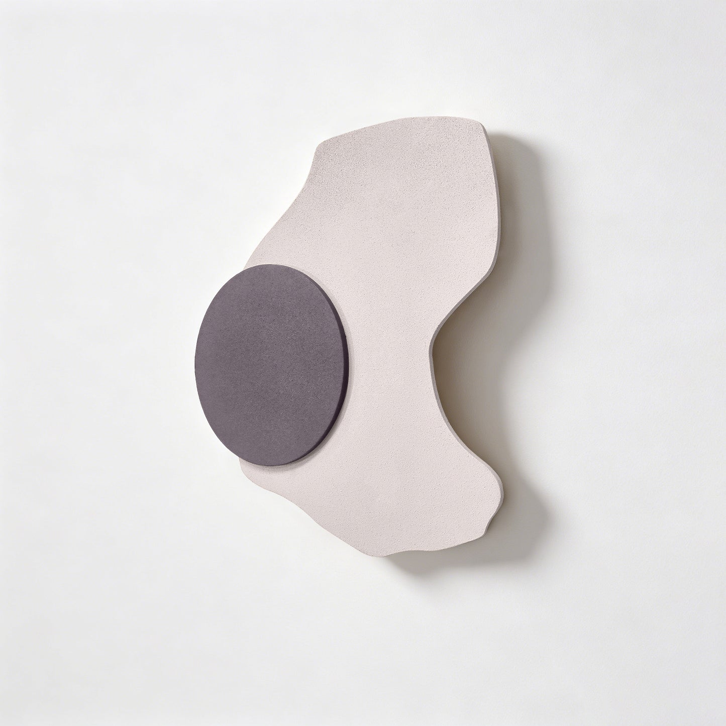 Mustard Ivory Layered Circle Wall Art