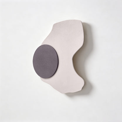 Mustard Ivory Layered Circle Wall Art