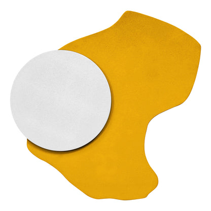 Mustard Ivory Layered Circle Wall Art