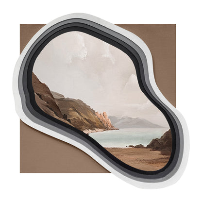 Mountain View Organic Mirror Art