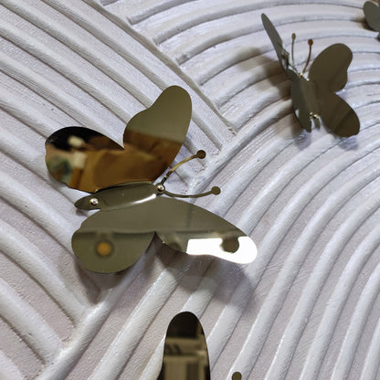 Golden Butterfly Line Wall Panels