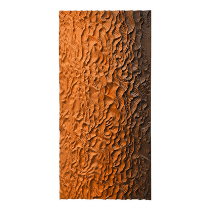 Deep Teal Rain Textured Wall Panel