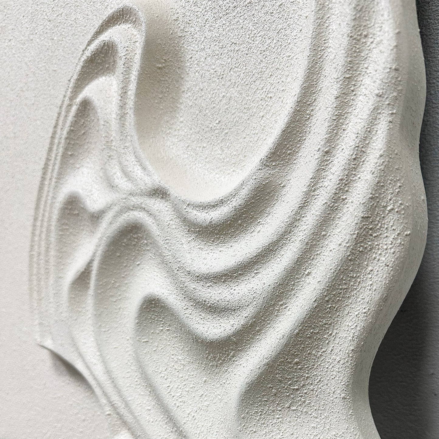 Ivory Contour Organic Wall Relief
