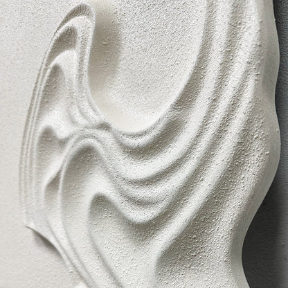 Ivory Contour Organic Wall Relief
