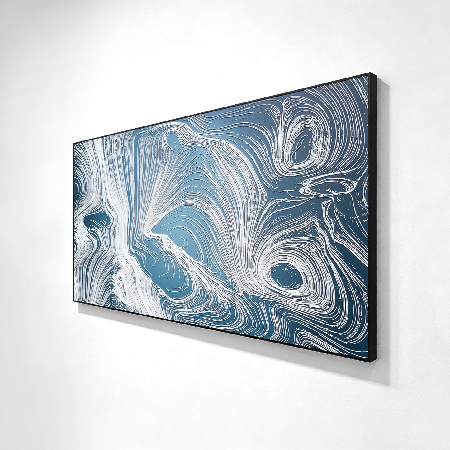Golden Timber Grain Relief Wall Art