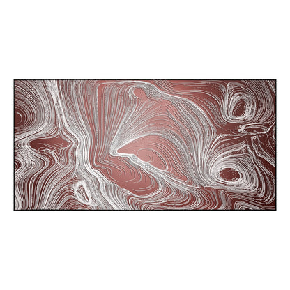 Golden Timber Grain Relief Wall Art