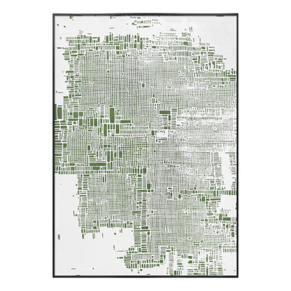 Rose Grid Textured Abstract Wall Art