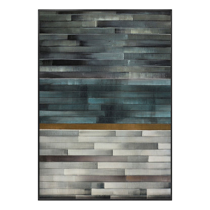 Metallic City Block Wall Mosaic