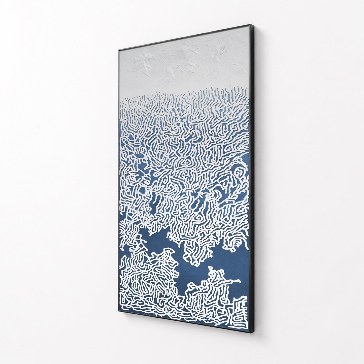 Cascading Coast Textured Wall Art
