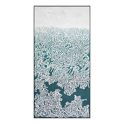 Cascading Coast Textured Wall Art