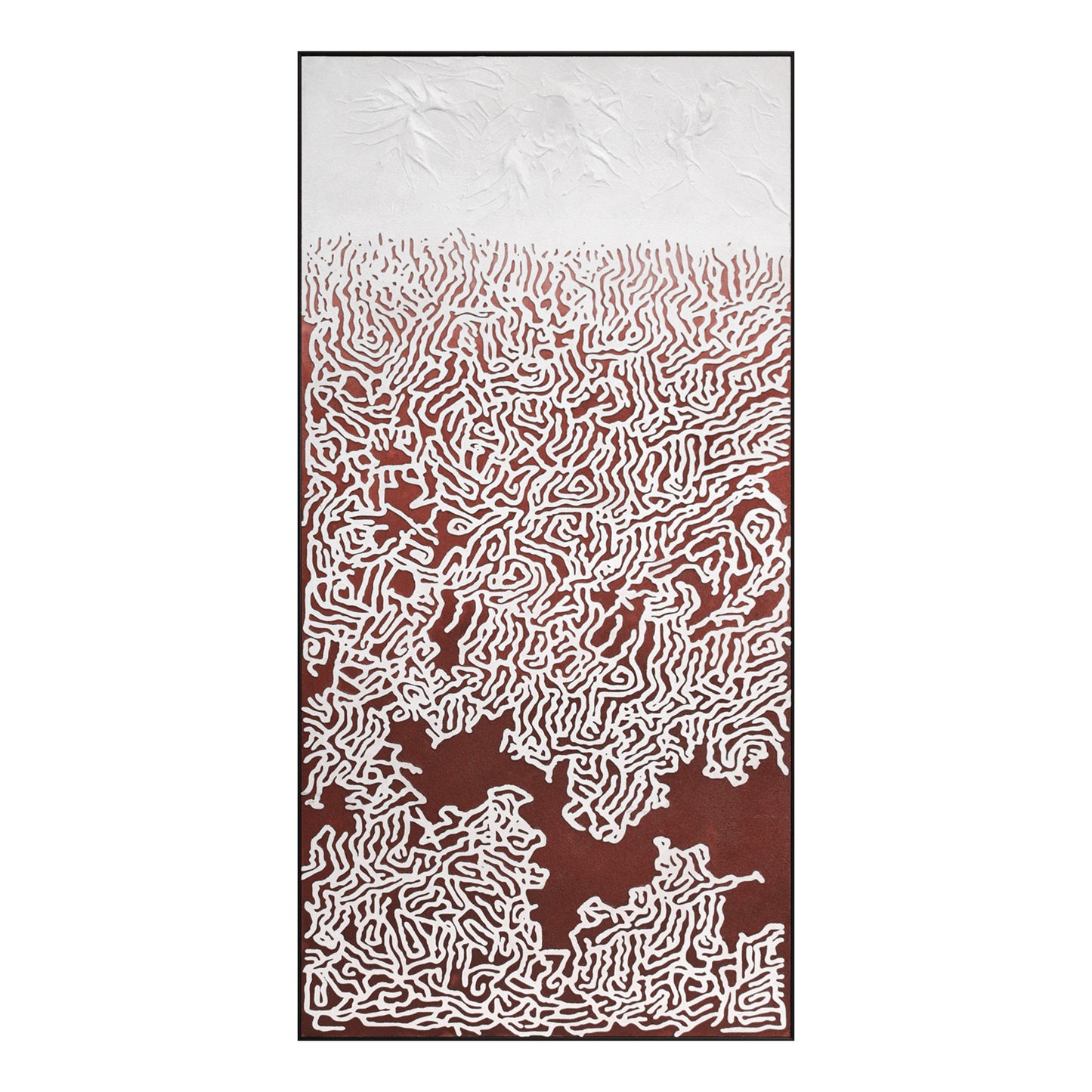 Cascading Coast Textured Wall Art