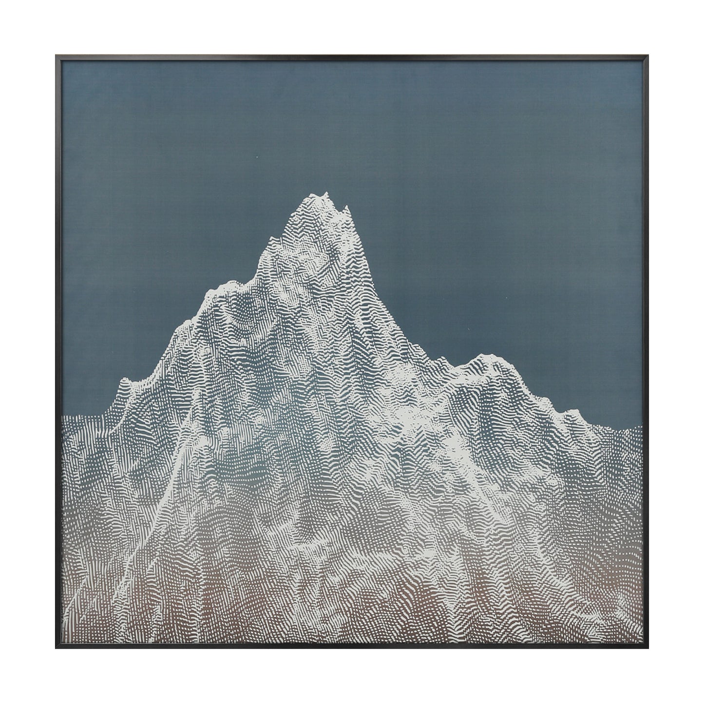 Silver Mountain Peak Wall Relief