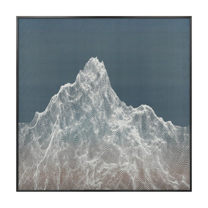 Silver Mountain Peak Wall Relief