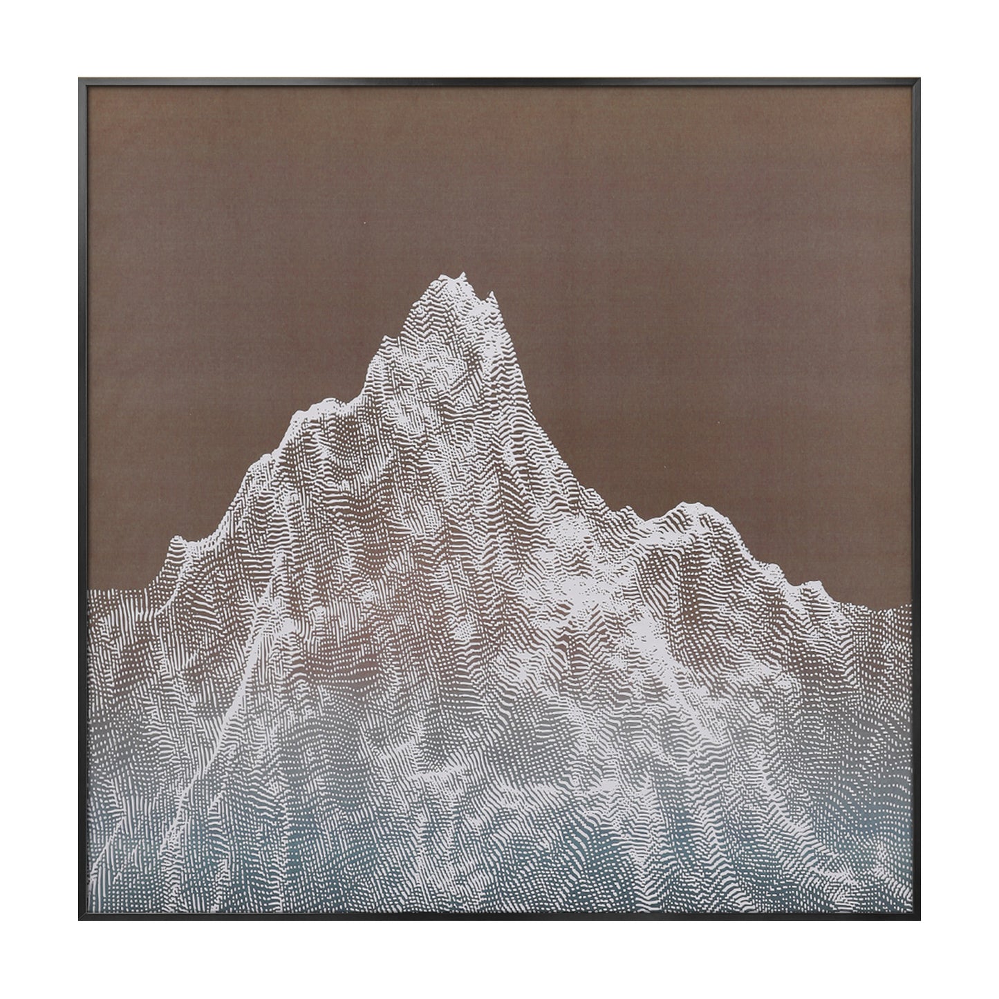 Silver Mountain Peak Wall Relief