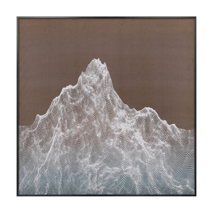 Silver Mountain Peak Wall Relief