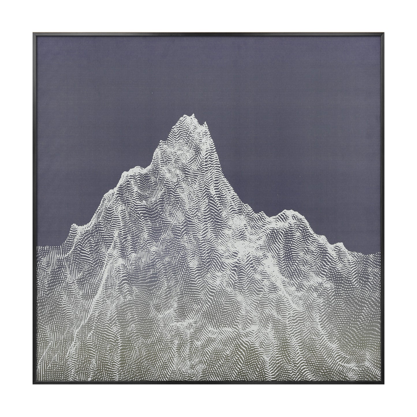 Silver Mountain Peak Wall Relief