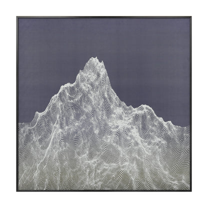Silver Mountain Peak Wall Relief