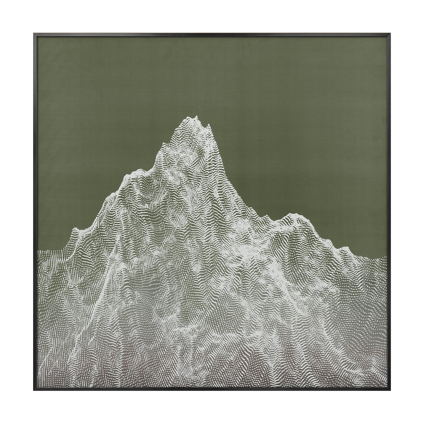 Silver Mountain Peak Wall Relief