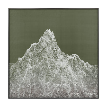 Silver Mountain Peak Wall Relief