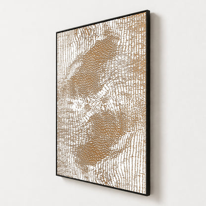 White Horse Textured Wall Portrait