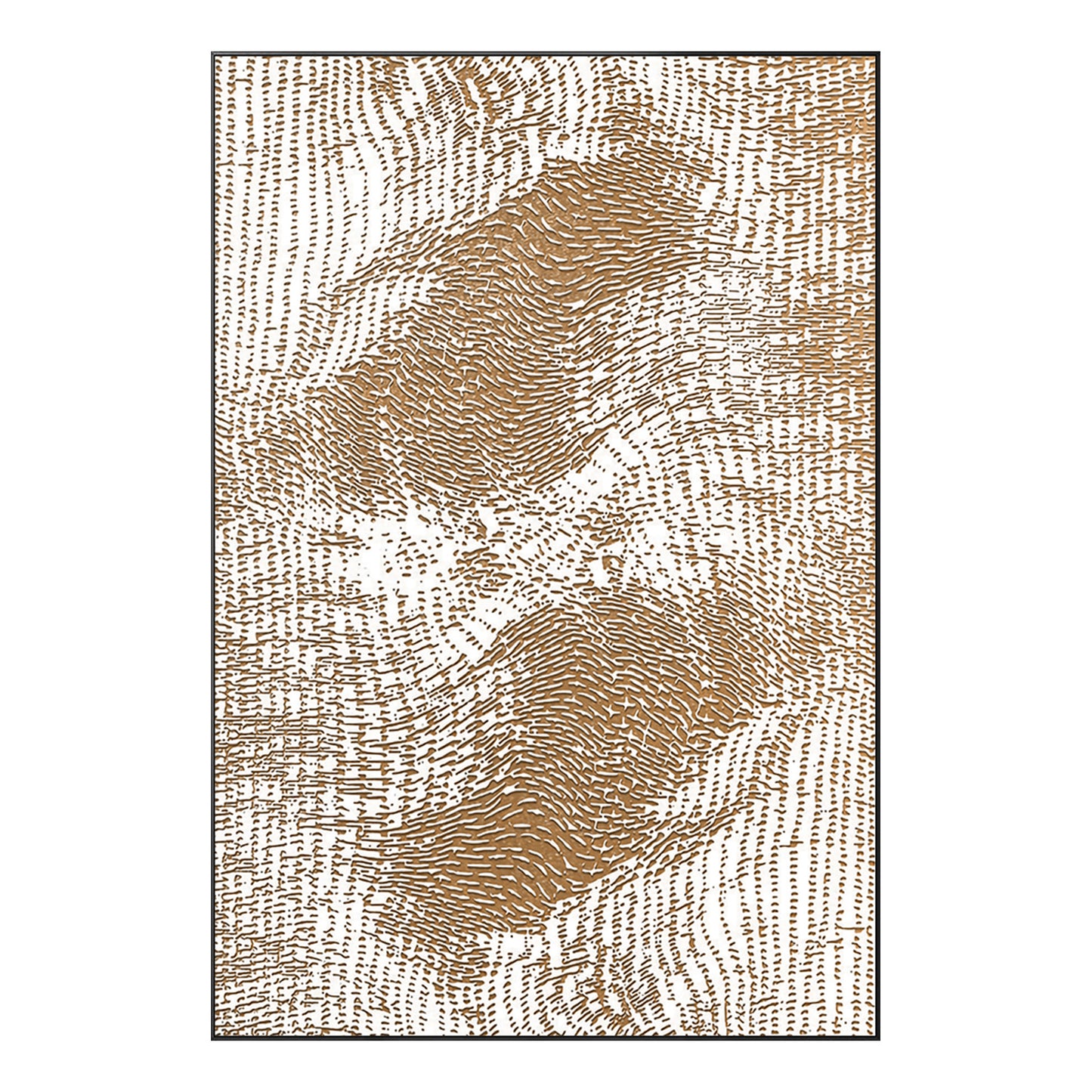 White Horse Textured Wall Portrait
