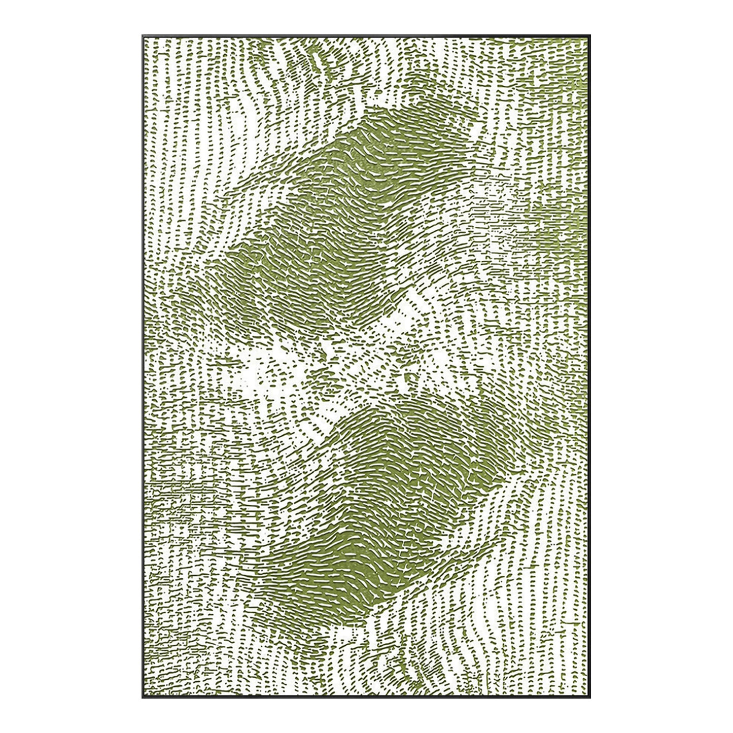 White Horse Textured Wall Portrait