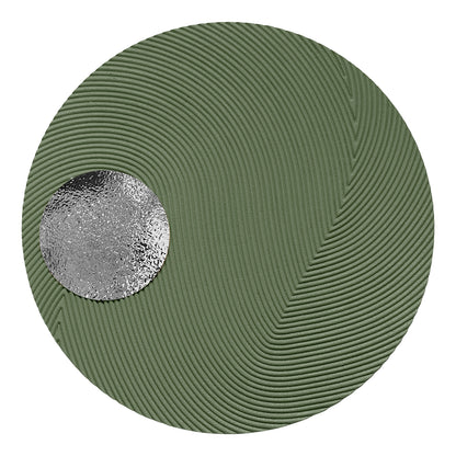 Forest Line Round Wall Art