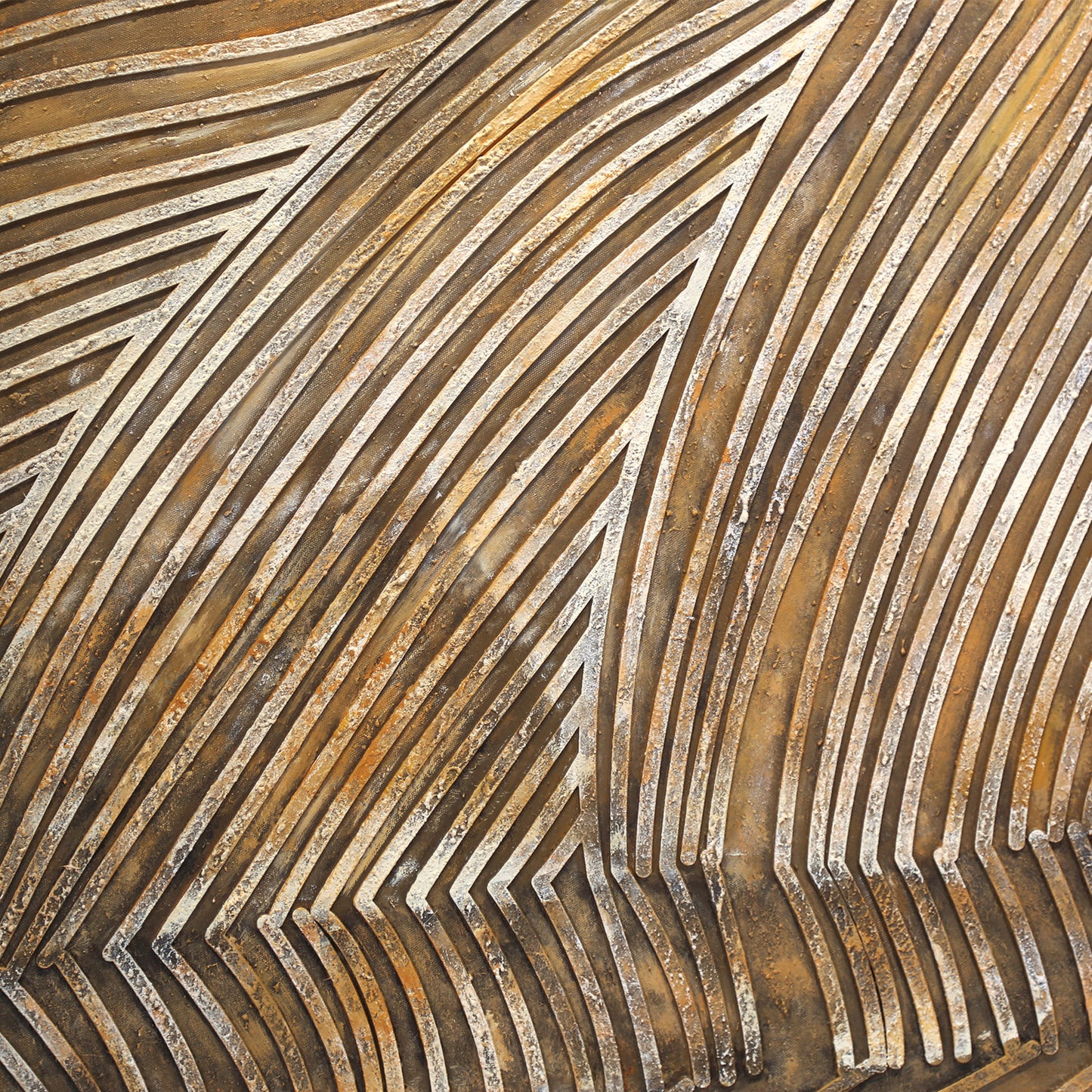 Golden Dune Panorama Wall Relief