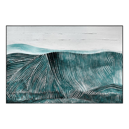 Golden Dune Panorama Wall Relief